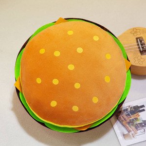 Hamburger Plush Stuffed Back Cushion Home Sofa Bed Decoration