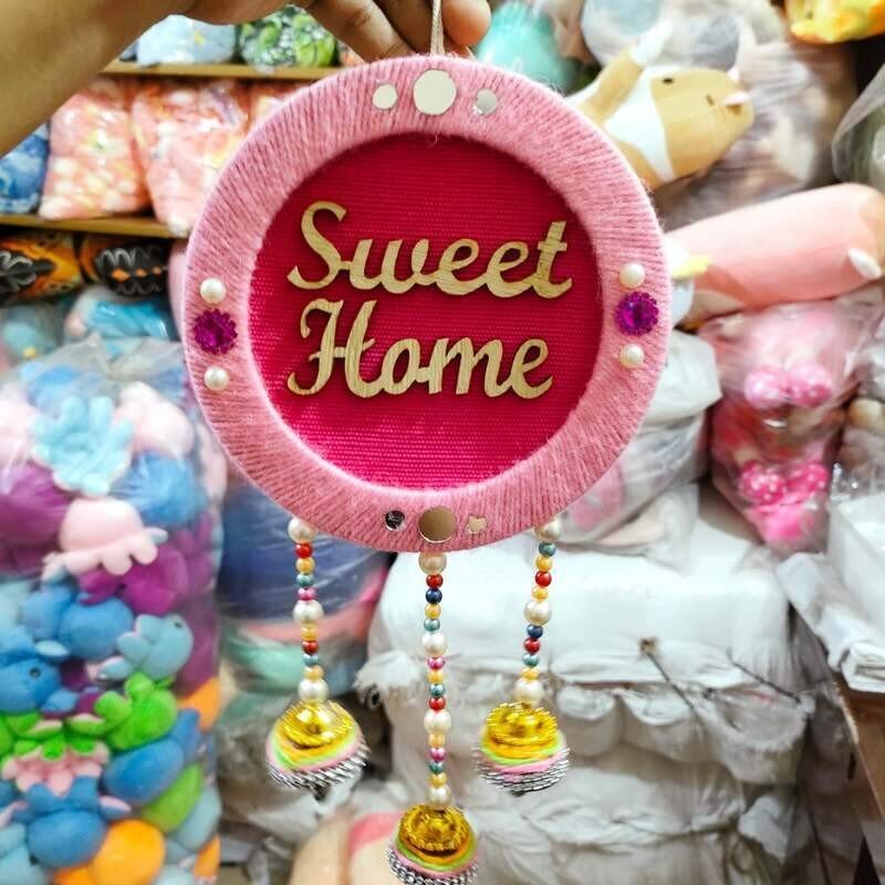 Sweet Home Wall hanging Round Shaped decoration item