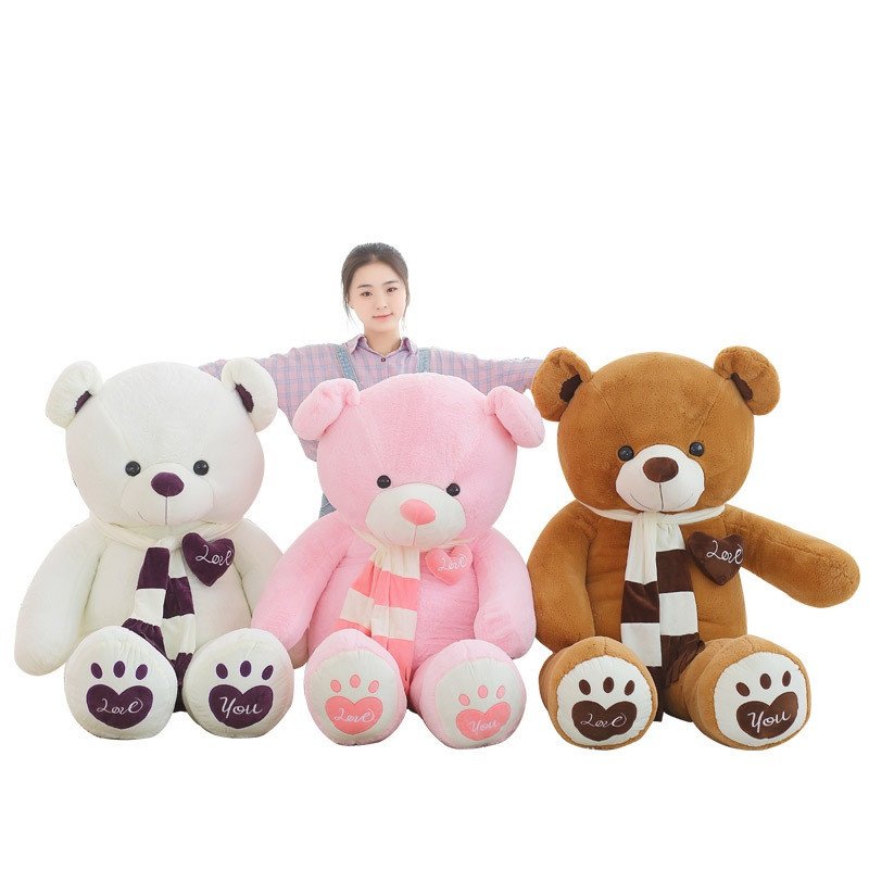 Giant Teddy Bear Foot Print Big Teddy Bear Soft Plush Toys Gifts Hug Toy for Sleep