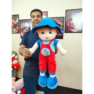 Candy Boy Doll Soft Toy Lovely Baby Woolen Soft Doll Gift for Kids