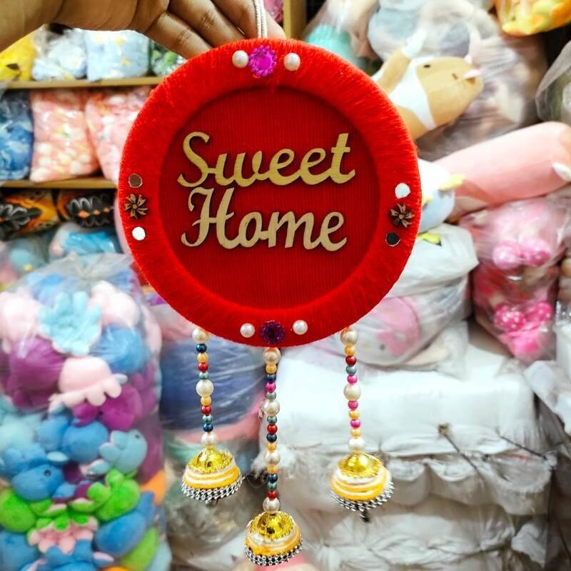 Sweet Home Wall hanging Round Shaped decoration item