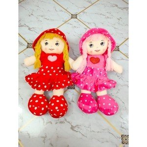 Cute Soft Candy Plush Heart Shape Baby Dolls