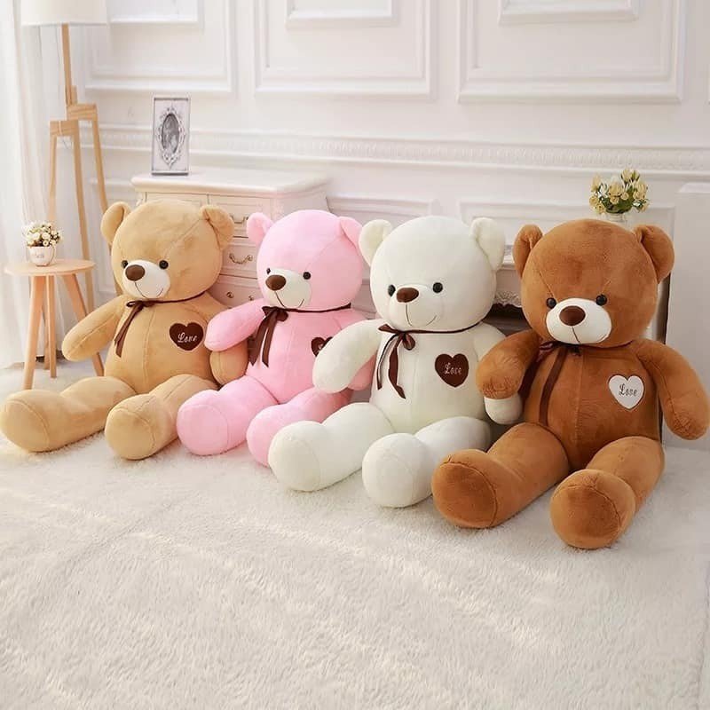 Teddy Bear for Girls Soft Stuffed Lovable Huggable Non-Toxic Fabric Cute Gift Teddy Bear